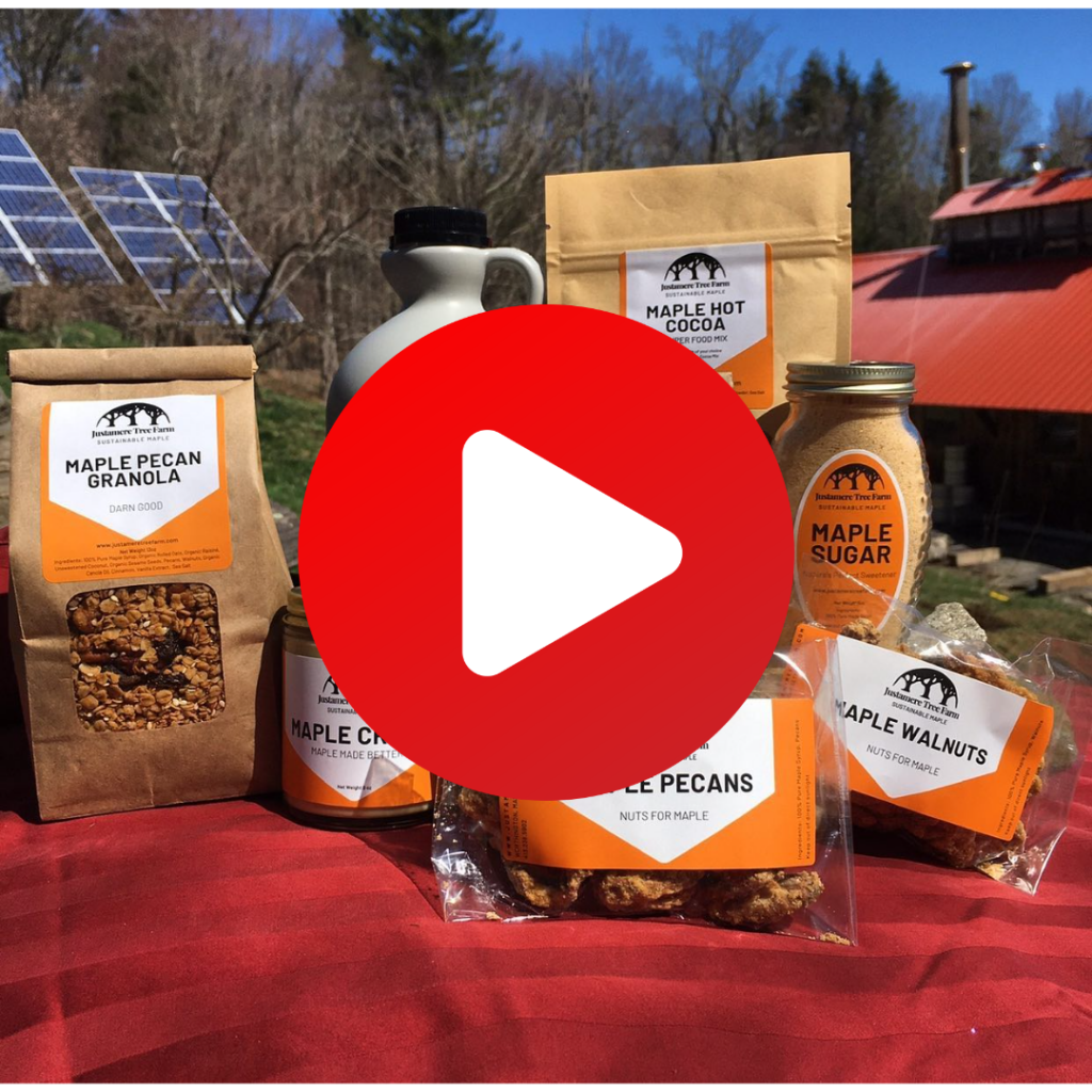 Link to video about Justamere Tree Farm's labelredesign